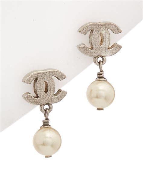 chanel earrings metallic|chanel earrings official site.